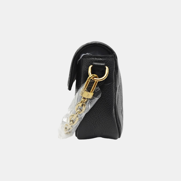 IVY Monogram Calfskin Black