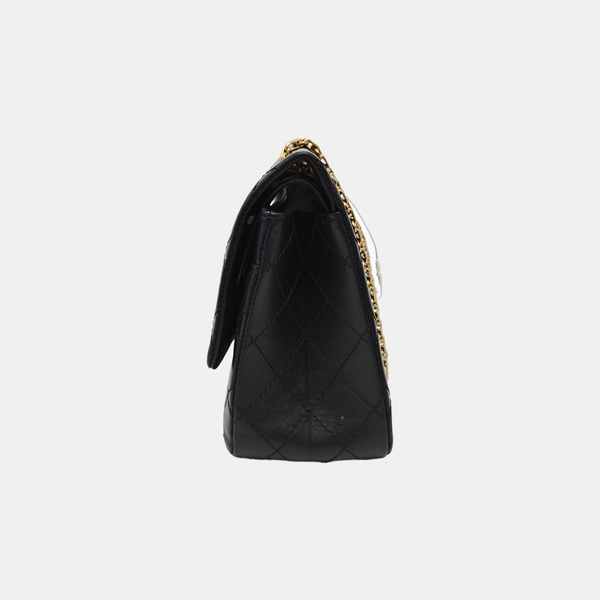 2.55 227 (jumbo) Quilted Calfskin Black