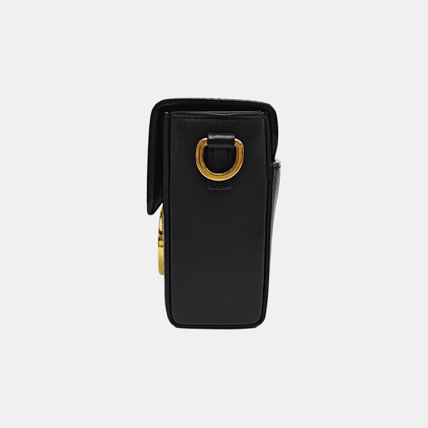30 Montaigne Mini Calfskin Black
