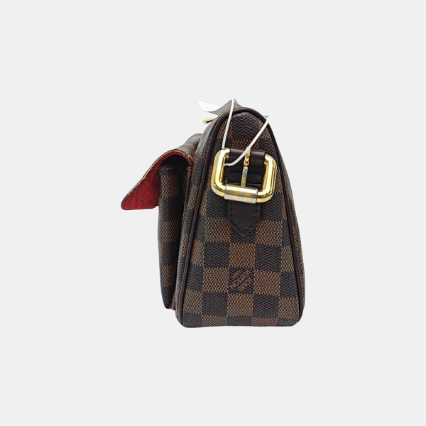 RAVELLO GM Damier Ebene Coated Canvas Brown