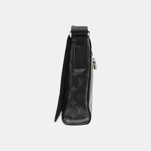 DISTRICT MM Monogram Coated Canvas Black