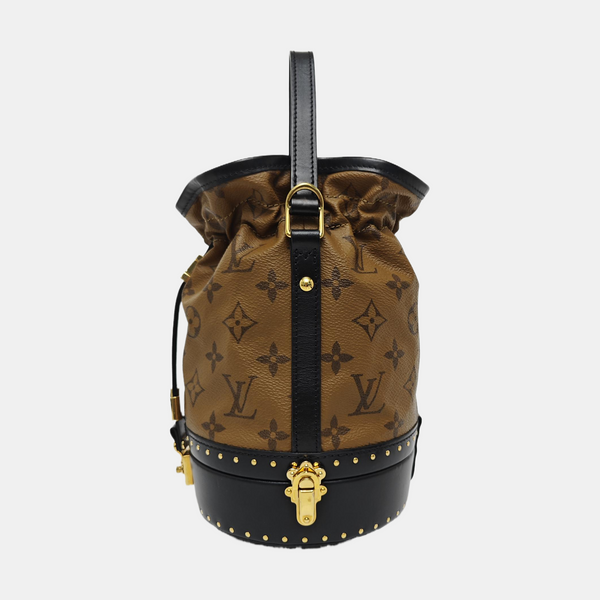 Petit Noe Monogram Coated Canvas Brown