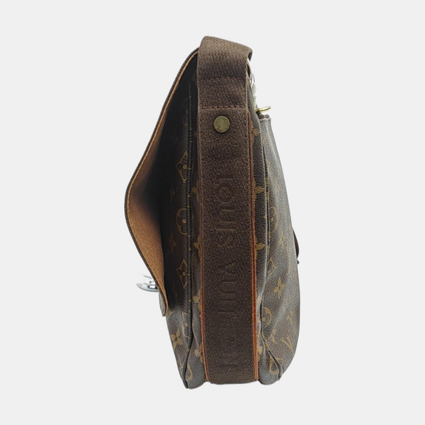 VINTAGE BEAUBOURG MM Monogram Coated Canvas Brown