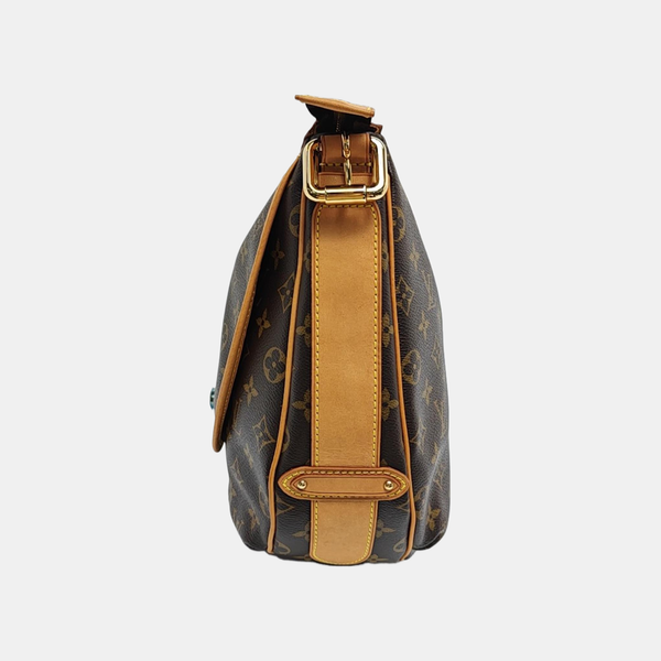 TULUM Monogram Coated Canvas Brown
