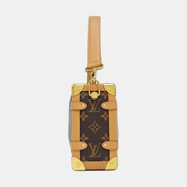 SIDE TRUNK MM Monogram Coated Canvas Brown