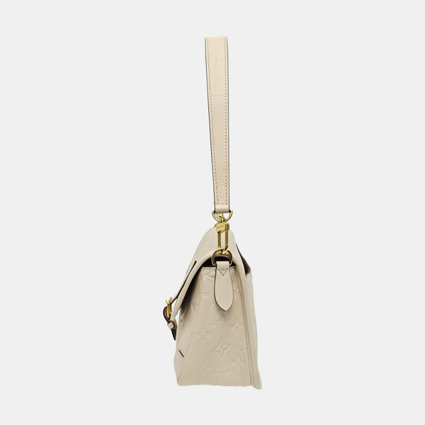 DIANE Monogram Calfskin Beige