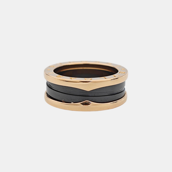 B.ZERO1 18k Rose Gold Ring EU 55