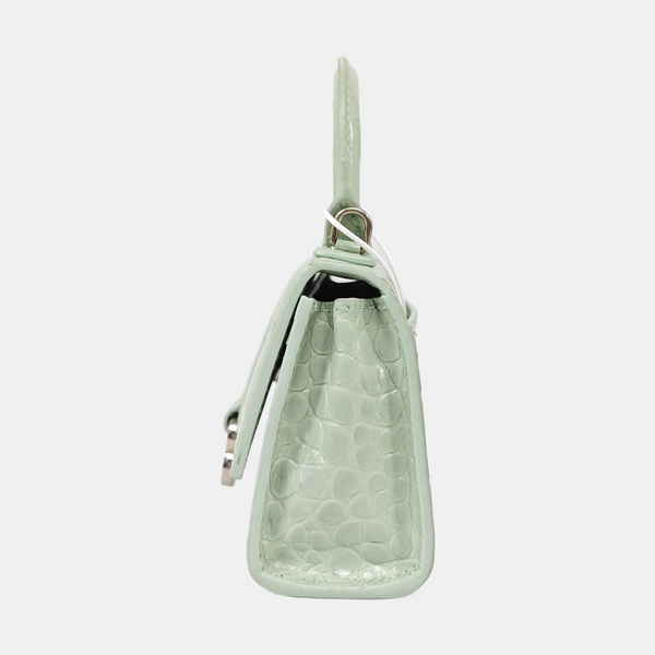Hourglass Mini Calfskin Green