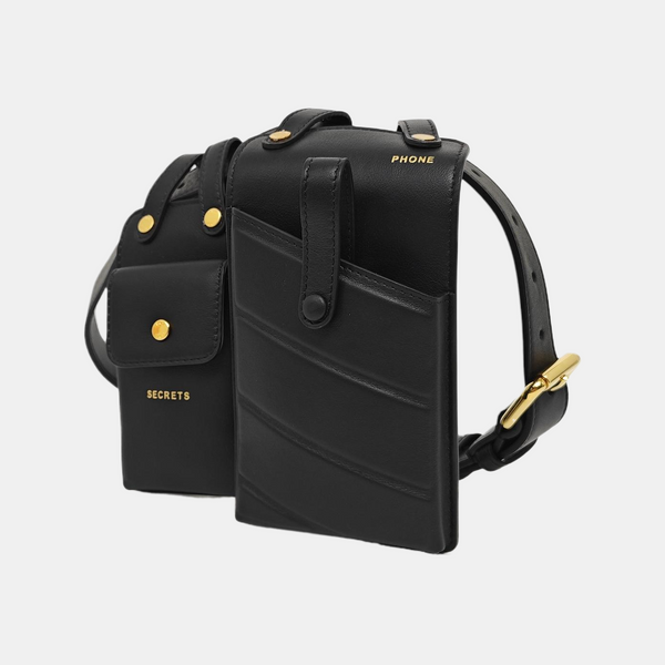 Calfskin Belt Bag Black