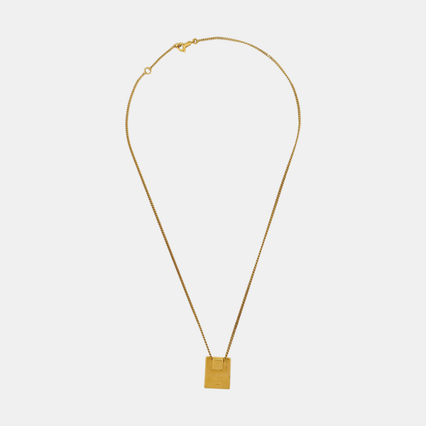 ALPHABET Brass Gold Necklace