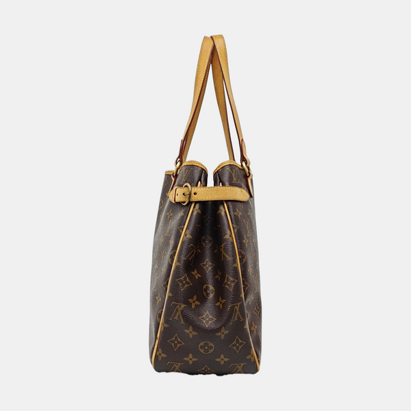 BATIGNOLLES MM Monogram Coated Canvas Brown