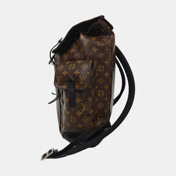 CHRISTOPHER MM Monogram Coated Canvas Brown