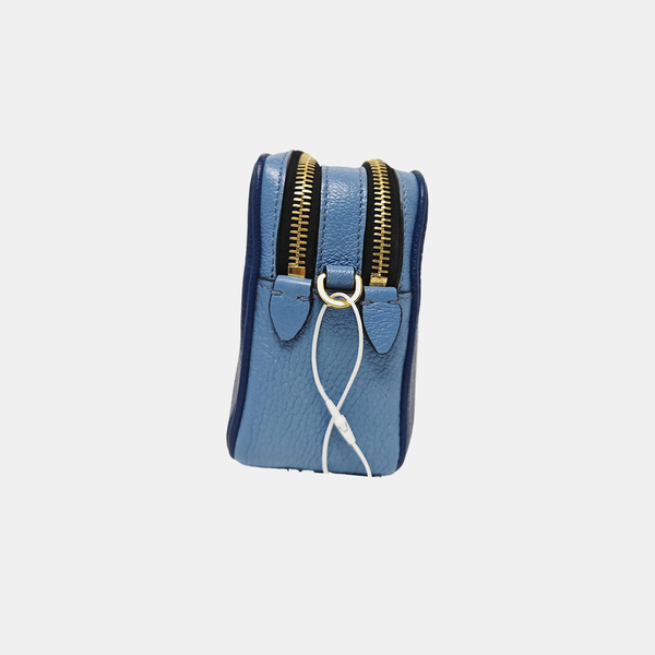 Calfskin Shoulder Bag Blue