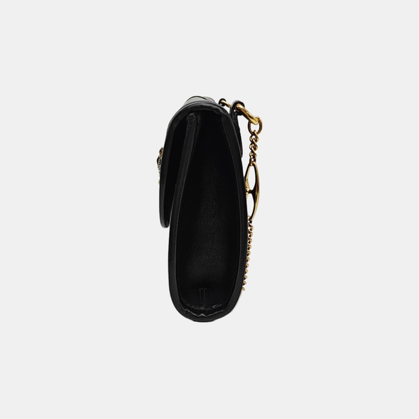 Rajah Small Calfskin Black