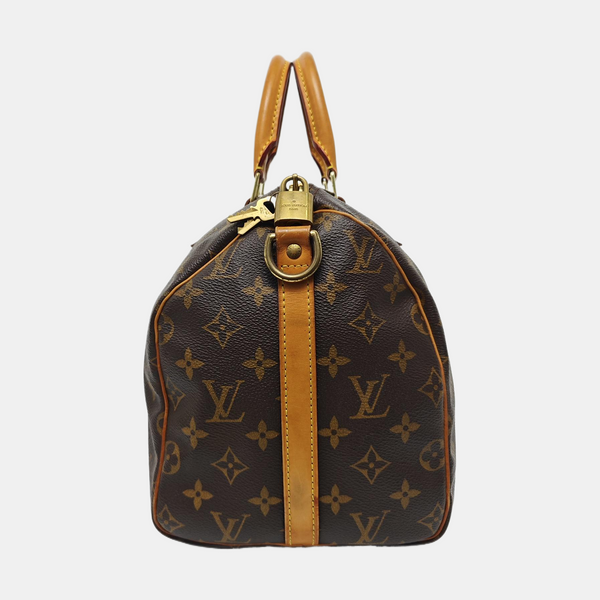 SPEEDY 30 Monogram Coated Canvas Brown