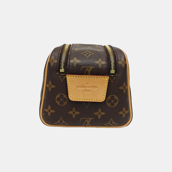 DOPP Monogram Coated Canvas Brown