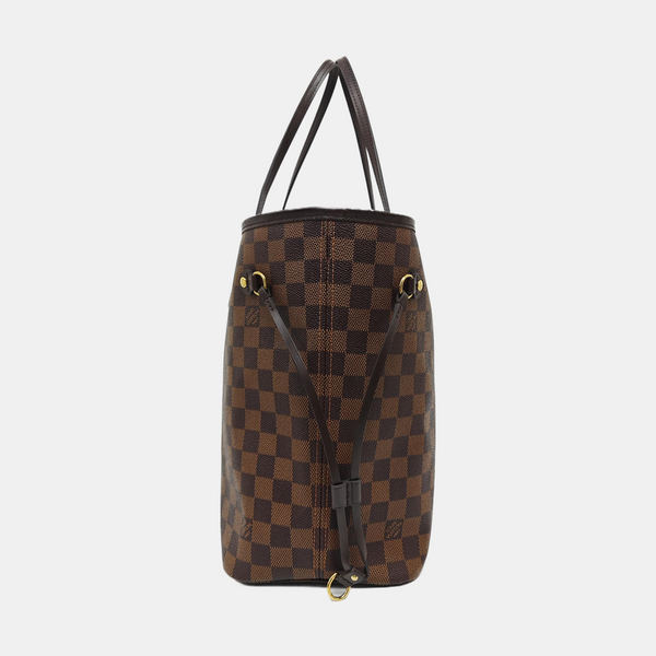 NEVERFULL MM Damier Ebene Coated Canvas Brown