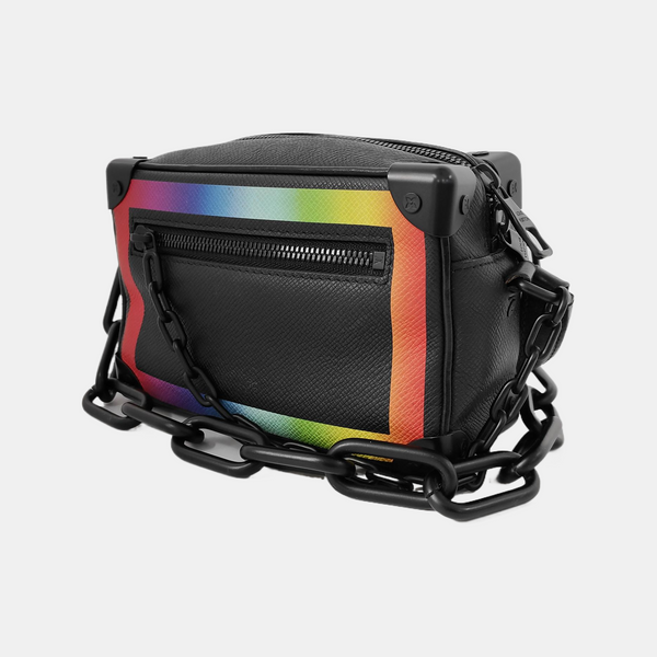 SOFT TRUNK Mini Calfskin Black