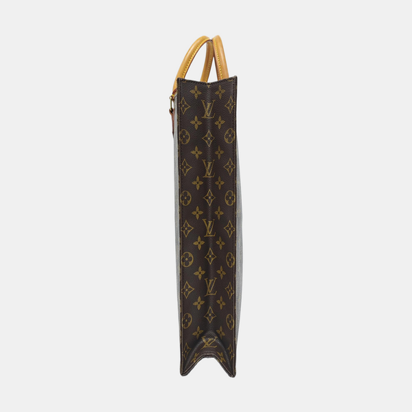 SAC PLAT GM Monogram Coated Canvas Brown