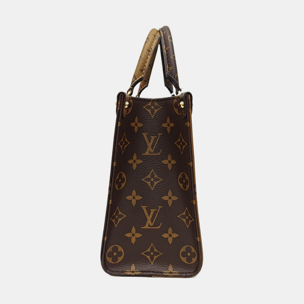 ONTHEGO PM Monogram Coated Canvas Brown