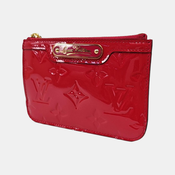 Patent Leather Coin Purse Red