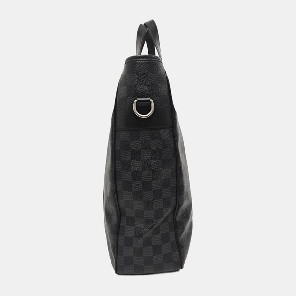 TADAO MM Damier Graphite Coated Canvas Gray