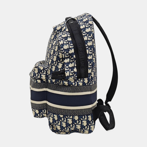 Diortravel Oblique Canvas Blue