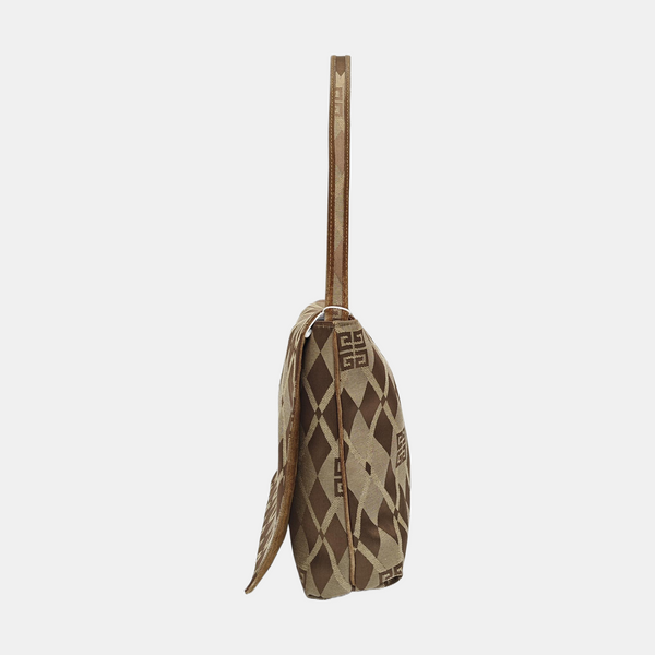 Canvas Shoulder Bag Brown