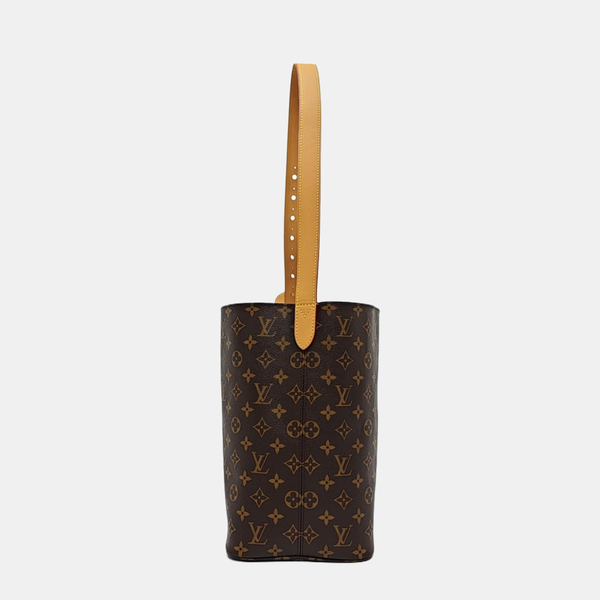 ALL IN GM Monogram Coated Canvas Brown