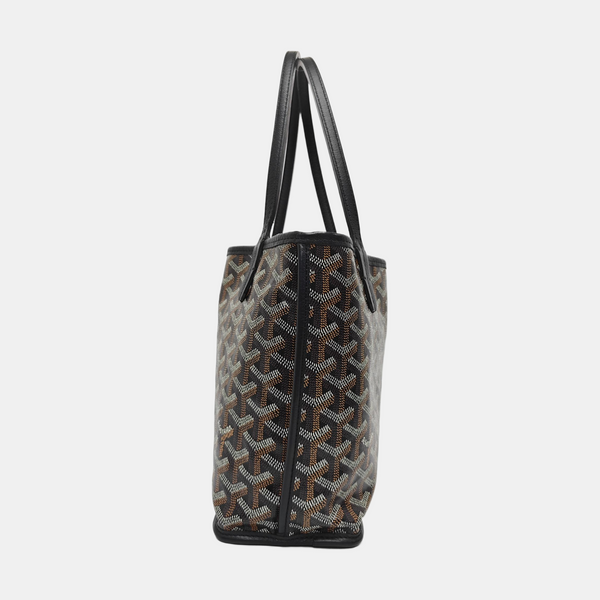 Anjou Mini Coated Canvas Black
