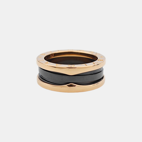 B.ZERO1 18k Rose Gold Ring EU 52
