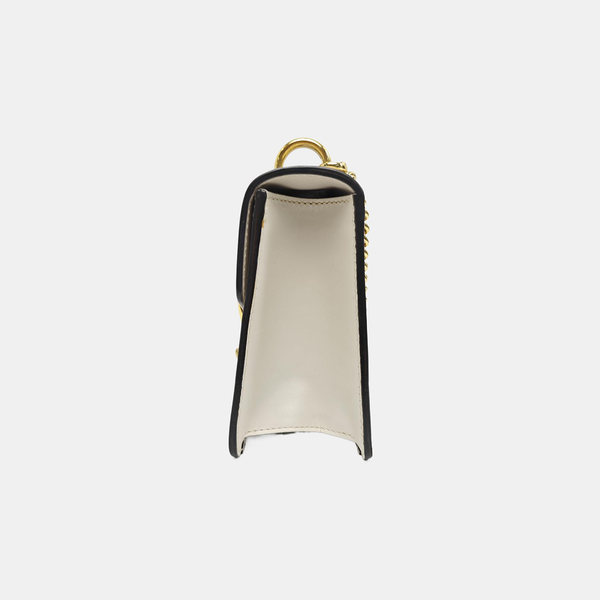 Sylvie Mini Calfskin White