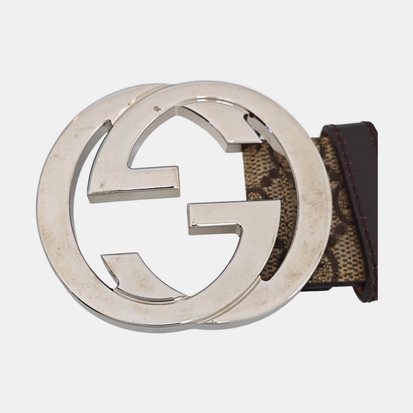 Leather Belt Beige
