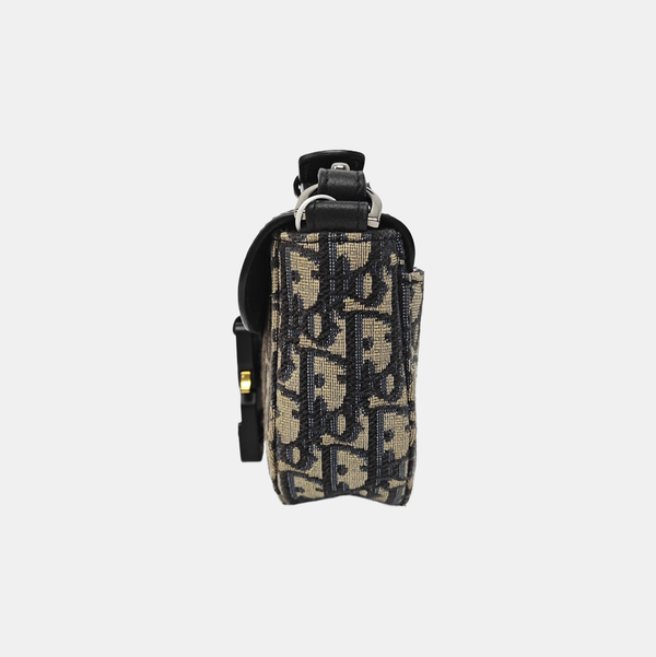 Saddle Mini Oblique Canvas Beige