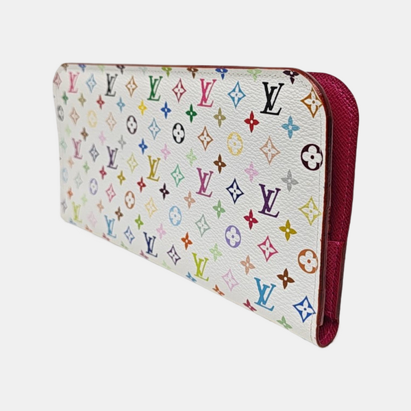 LV × TM INSOLITE Monogram Coated Canvas White Wallet