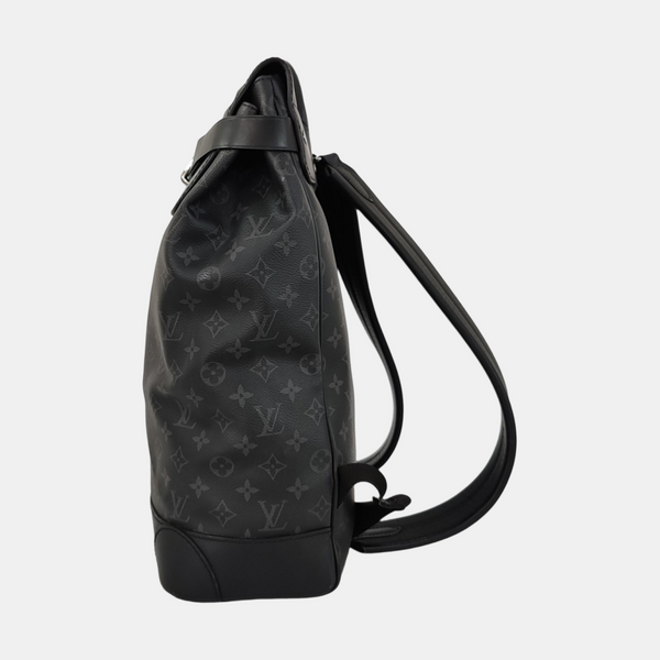 STEAMER Monogram Coated Canvas Black