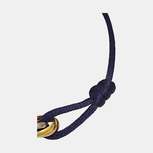 TRINITY Fabric Blue Bracelet