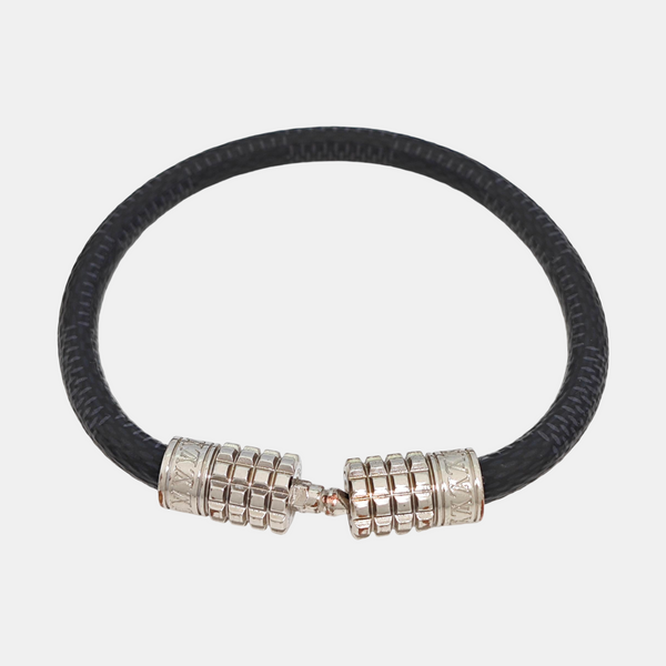 DIGIT Metal Black Bangle
