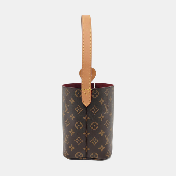 ALL IN BB Monogram Coated Canvas Brown