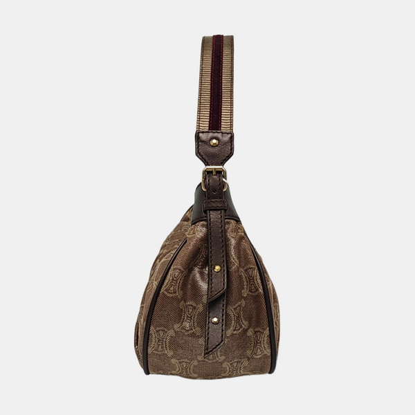 Canvas Top Handle Bag Brown