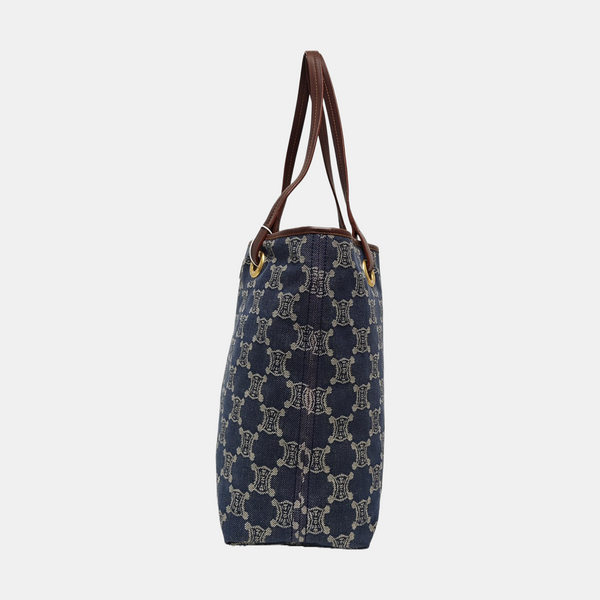 Fabric Tote Bag Blue