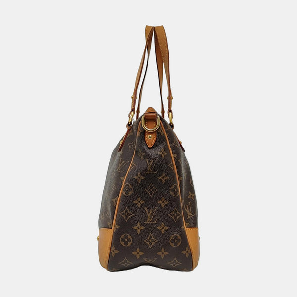 RETIRO GM Monogram Coated Canvas Brown
