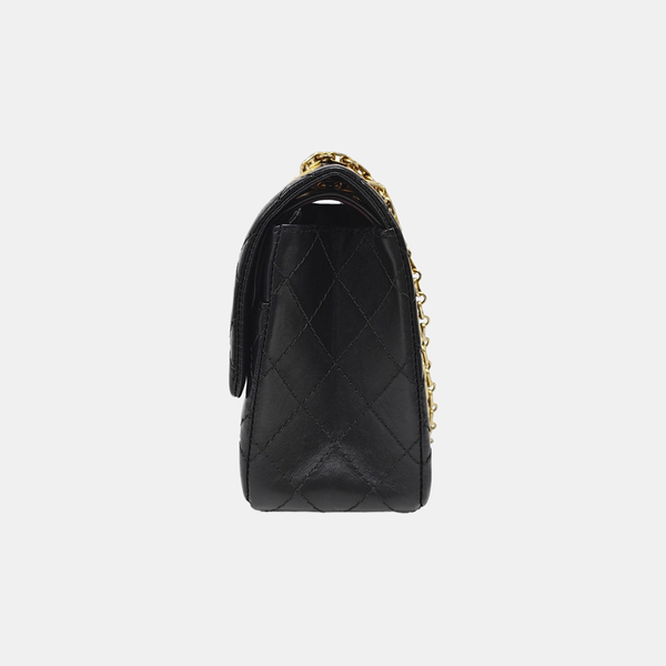 2.55 225 (small) Quilted Calfskin Black