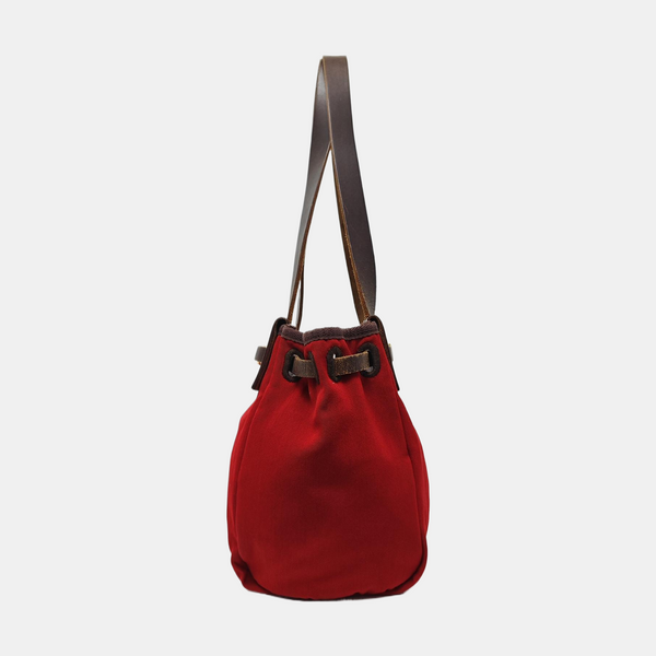Herbag Cabas Small Canvas Red