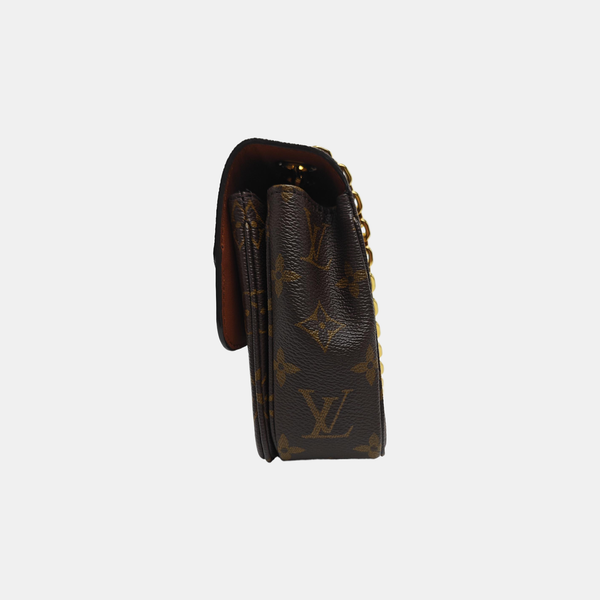 MARCEAU Monogram Coated Canvas Brown