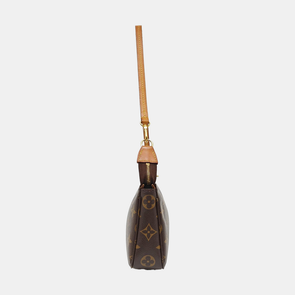 ACCESSOIRES GM Monogram Coated Canvas Brown