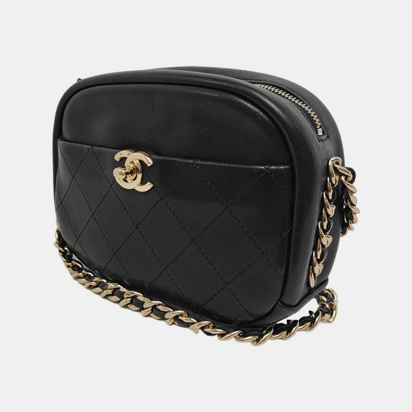 Quilted Calfskin Black