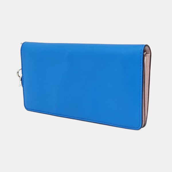 Calfskin Wallet Blue
