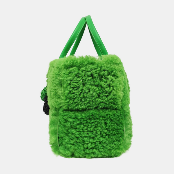 Authenticated pre-owned Arco Sheepskin Green - Tote Bag at Looply