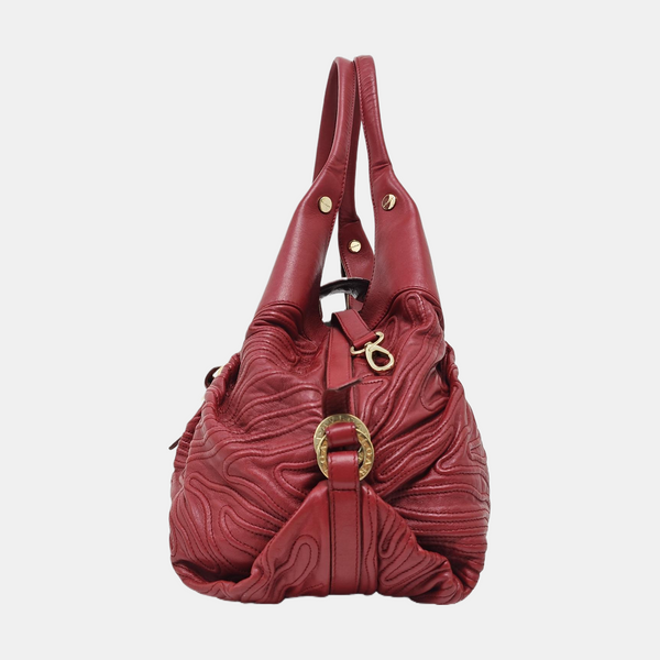 CHANDRA Calfskin Red